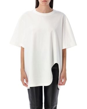 The Attico Oversized Cotton T-Shirt - White
