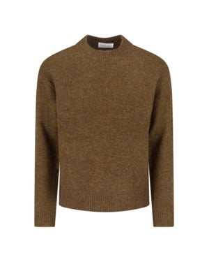 BERNER KUHL Alpaca Wool Blend Crewneck Sweater For - Green