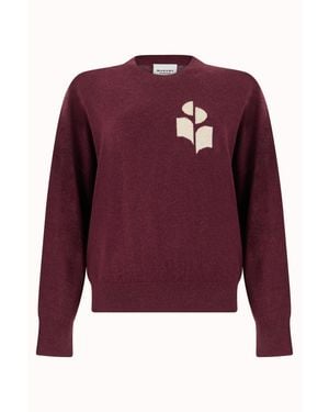 Isabel Marant Marisans-Gz Pullover Knit Sweater - Purple