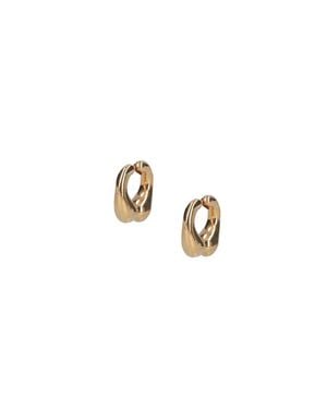 Panconesi Chunky Oval Hoop Earrings - White