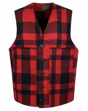 Filson Mackinaw Wool Vest - Red