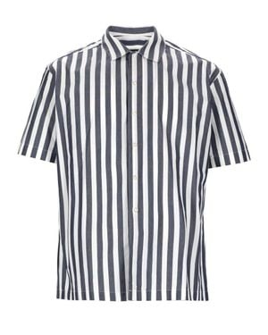 Brian Dales Stylish Short Sleeve Mini Shirt - White