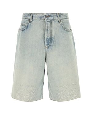 Loewe Anagram Shorts - Blue