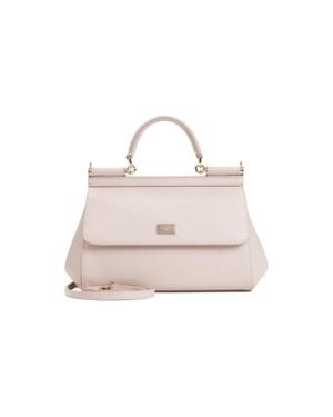 Dolce & Gabbana Sicily Mini Hobo Shoulder Bag - Pink