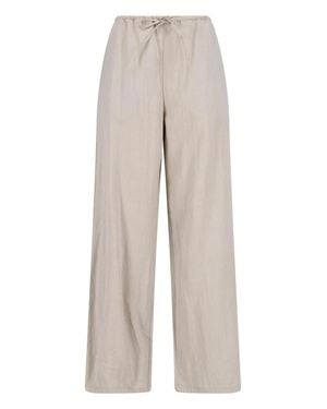 DUNST Cotton-Linen Blend Pants For - Gray