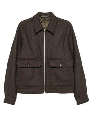 Paul Smith Tailored Wool-Blend Coat - Brown
