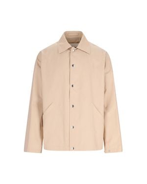 Jil Sander Logo Jacket - Natural