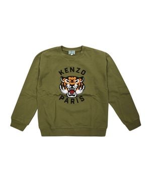 KENZO Mini Tiger Graphic Sweatshirt - Green