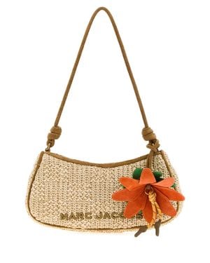 Marc Jacobs Raffia The Summer Shoulder Bag - Metallic