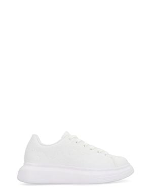 Just Cavalli Leather Low-Top Sneakers Sneakers - White