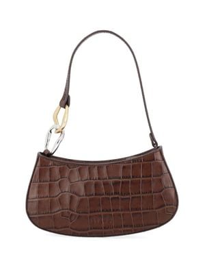 STAUD Dark Ollie Mini Shoulder Bag - Brown