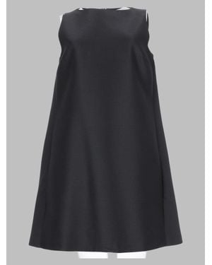 Balenciaga 100% Wool Mini Dress - Black