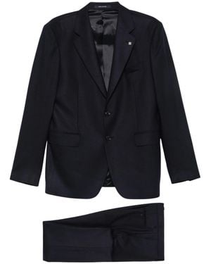 Tagliatore Wool & Elastane Suit Jacket - Black