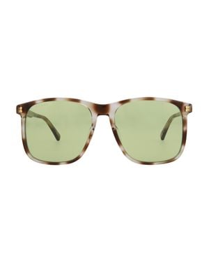 Gucci Acetate Square/Rectangle Sunglasses For - Green