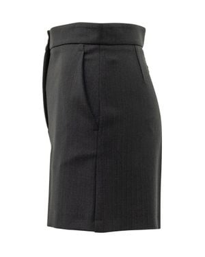 Pinko Wool Shorts - Black