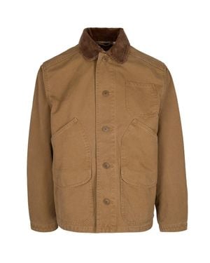Filson Cotton Corduroy-Collar Jacket - Brown