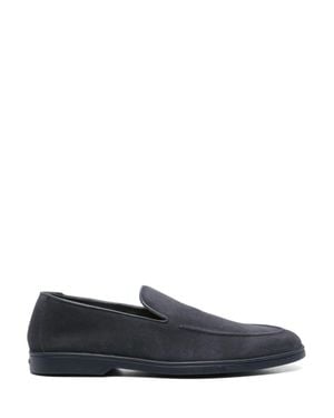 Doucal's Elegant Flat Shoes For - Blue