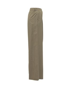 Weekend by Maxmara Wide-Leg Pleated Pants - Natural