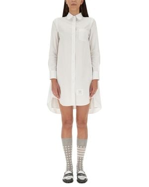 Thom Browne Shirt Dress - White