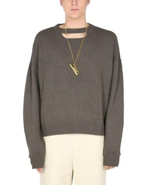 Ambush Oversize Fit Sweater - Gray
