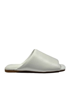 LA ROSE Chic Mini Slip-On Sandals For - White