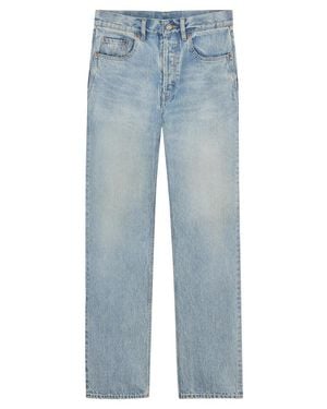 Saint Laurent Loose Straight Jeans - Blue