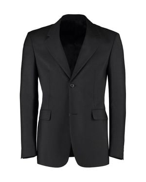 Prada Notched Lapel Blazer - Black