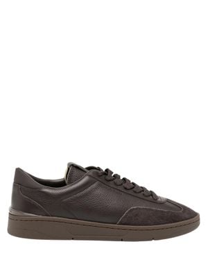 Michael Kors Leather Sneakers - Brown
