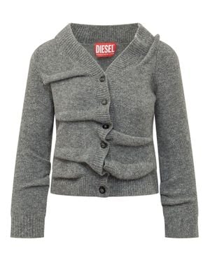 DIESEL Mini Oversized Sweater - Gray