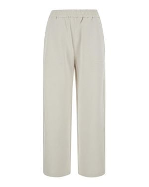 Brunello Cucinelli Cotton Sport Pants For - Gray