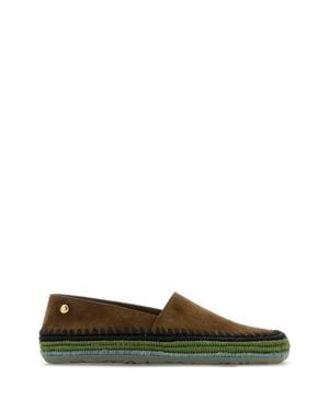 Loewe Paula's Ibiza Suede Paula S Ibiza Rio Espadrilles - Green