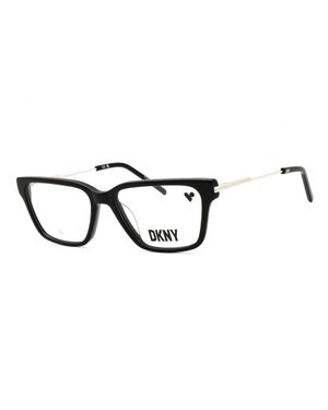 DKNY Sleek Rectangular Eyeglasses For - Black