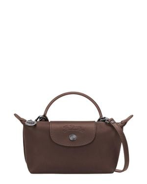 Longchamp Mini Top Handle Crossbody Bag 11 Cm X 17 Cm X 5.5 Cm - Brown