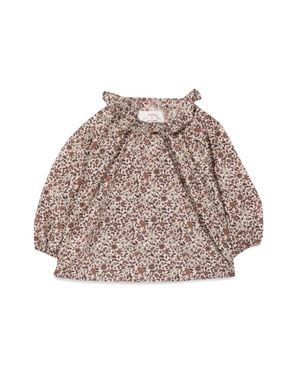 Teddy & Minou M/L Floral Shirt - Natural