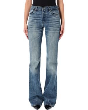 Haikure Mid-Rise Rider Jeans - Blue