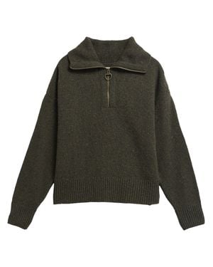 Barbour Wool Blend Knit Sweater - Green