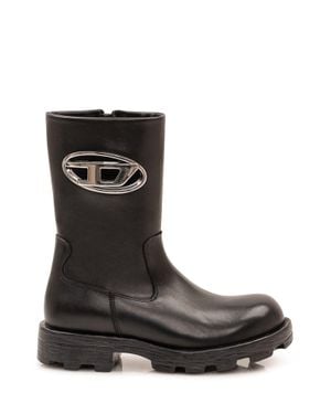 DIESEL D-Hammer Biker Boot - Black