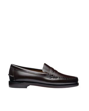 Sebago Leather Penny Loafer - Black