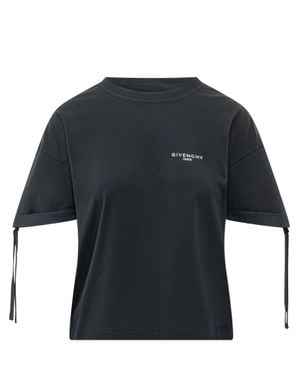 Givenchy T-Shirt With Bow Accents - Blue
