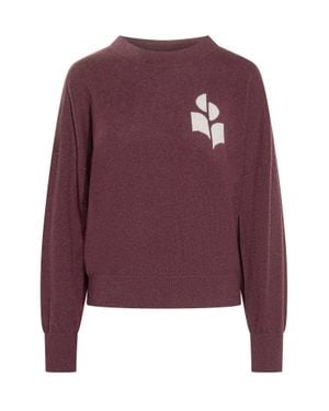 Isabel Marant Marisans-Gz Pullover Knit Sweater - Purple