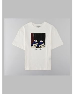 Lanvin Mini Cotton T-Shirt - White
