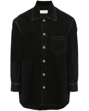 Lanvin Surchemise Droite Shirt - Black
