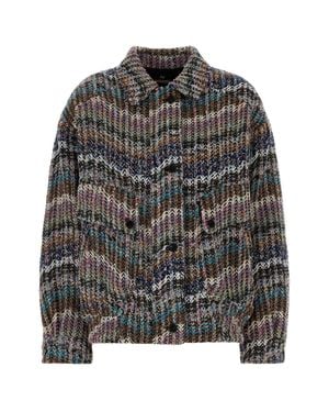 Missoni Knit Bomber Jacket - Gray