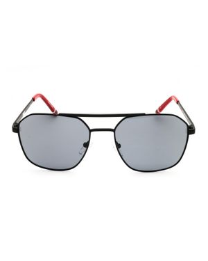 Fila Rectangular Metal Sunglasses For - Blue