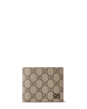Gucci Gg Canvas Bi-Fold Wallet - Gray