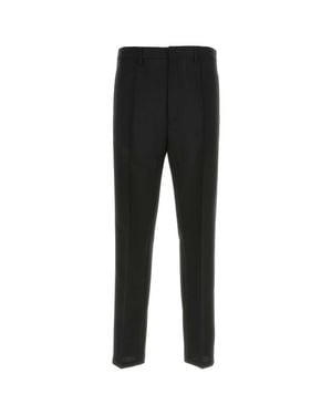 Prada Mohair Blend Pant Wool - Black