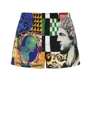 Versace Versatile Polyester Swim Shorts For - Multicolor