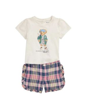 Polo Ralph Lauren T-Shirt With Shorts Set - White