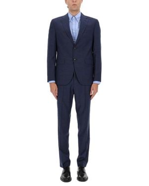 BOSS Virgin Wool Suit - Blue