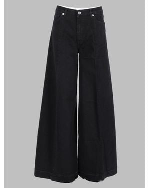Nine:inthe:morning Cotton-Blend Stretch Pants - Black